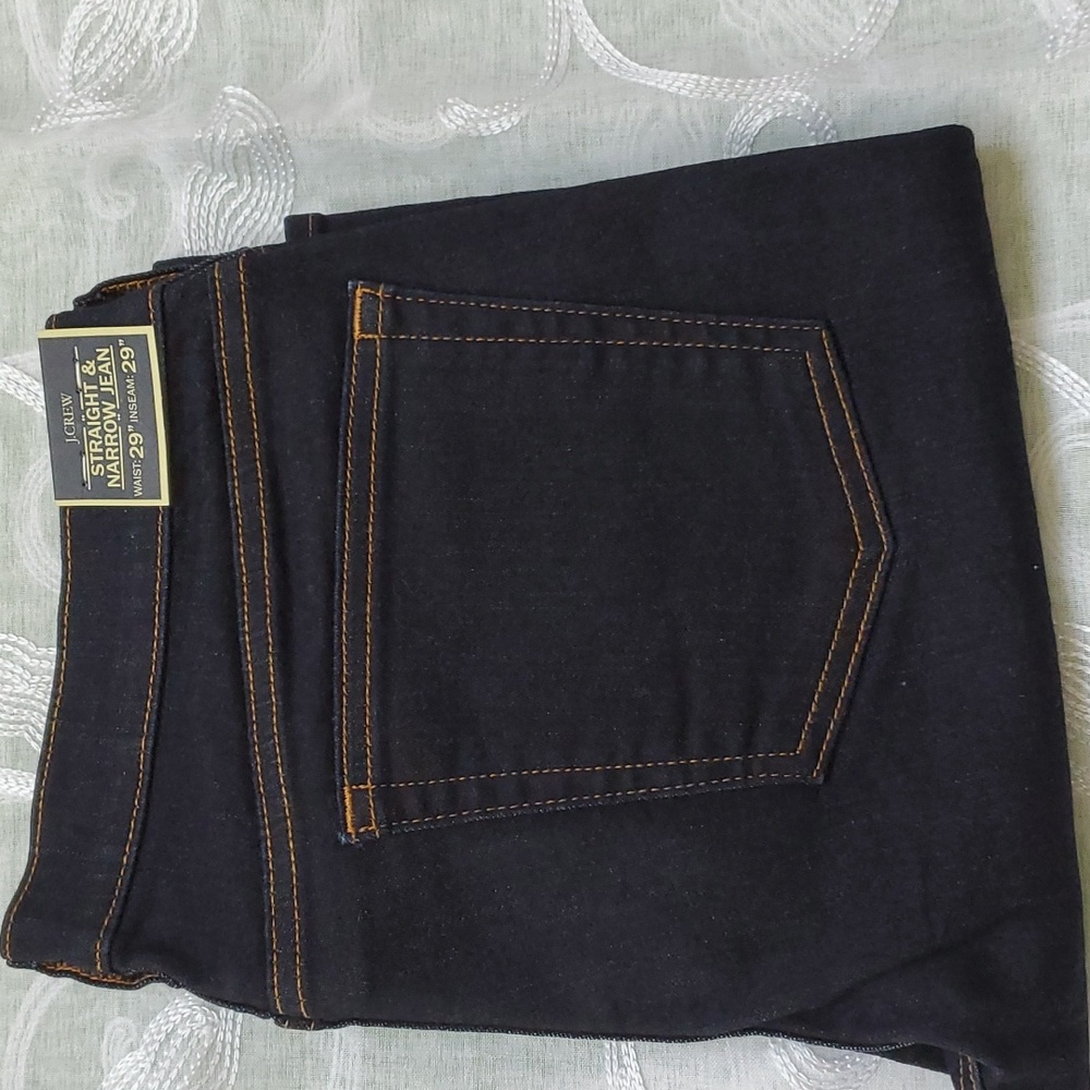 NWT J Crew Straight & Narrow Jeans.  29/29.